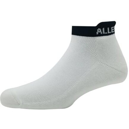 Allen Solly Men's Cotton Ankle Length Sports Socks (Pack Of 3) White,Light Grey Melange, Black