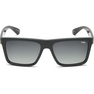 Idee Sunglasses| 100% Uv Protected | Gradient | Full Rim | Square | Men | Large | Shiny Dark Green-Shiny Gun Polycarbonate Frame | Green Gradient Tac Lens