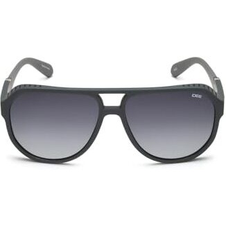 Idee Sunglasses| 100% Uv Protected | Gradient | Full Rim | Pilot | Men | Large | Matt Grey Polycarbonate Frame | Smoke Gradient Tac Lens