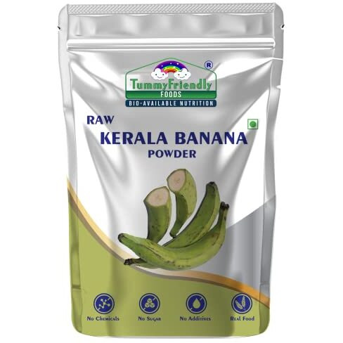 Tummy Friendly Foods Raw Kerala Banana Powder For Babies | Raw Nendran Flour For Kids Adults | Nendhran Banana Powder For Babies Is Also Available In Trial Baby Packs | Shelf-Life 6 Month | Weight 100G