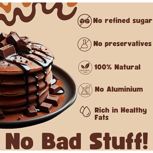 Tummy Friendly Foods Chocolate Millet Pancake Mix For Kids Toddlers Without Maida. Healthy Instant Breakfast Mix. 150 Grams