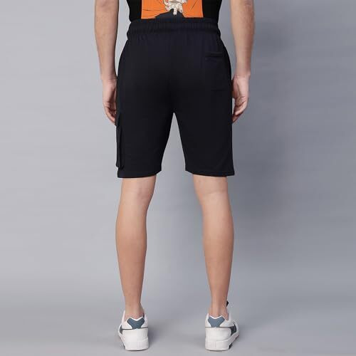 Free Authority Official Dragon Ball Z Goku Printed Regular Fit Shorts For Young Men