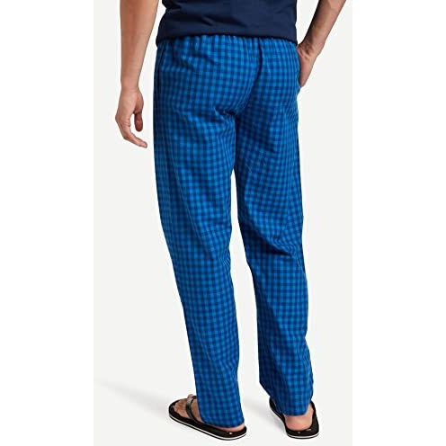 U.S. Polo Assn. Men's Regular Track Pants (I659-Bn0-Ch_Blue Small Check_Medium)