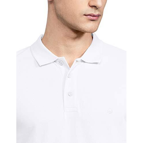 United Colors Of Benetton Men's Slim T-Shirt (3081J7107I901_White M)