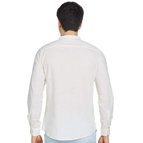 United Colors Of Benetton Men's Slim Shirt (5Ns09U008I902_Beige M)