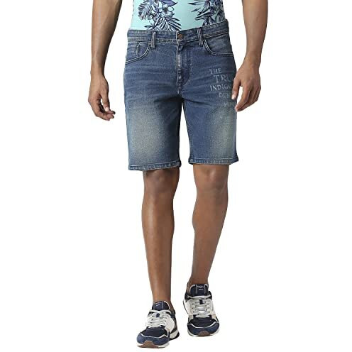 Pepe Jeans Men's Chino Shorts (Pm207219J67_Med Dark Used