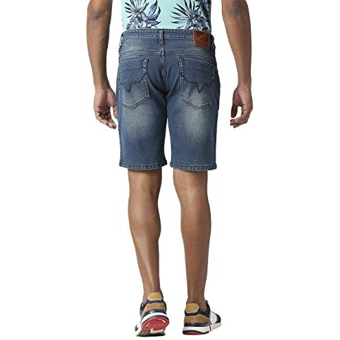 Pepe Jeans Men's Chino Shorts (Pm207219J67_Med Dark Used