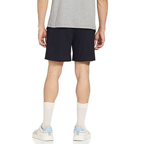 Max Men's Regular Fit Solid Lounge Shorts (Black_L)