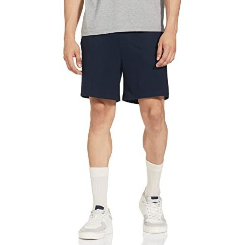 Max Men's Regular Fit Solid Lounge Shorts (Navy_L)