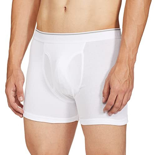 Van Heusen Men Boxer Briefs - 100% Combed Cotton - Anti Bacterial, Colour Fresh, Moisture Wicking_10032_White_Xl