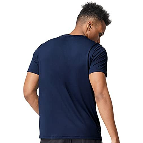 U.S. Polo Assn. Men Brand Stripe Crew Neck I714 T-Shirt - Pack Of 1 (Navy S)