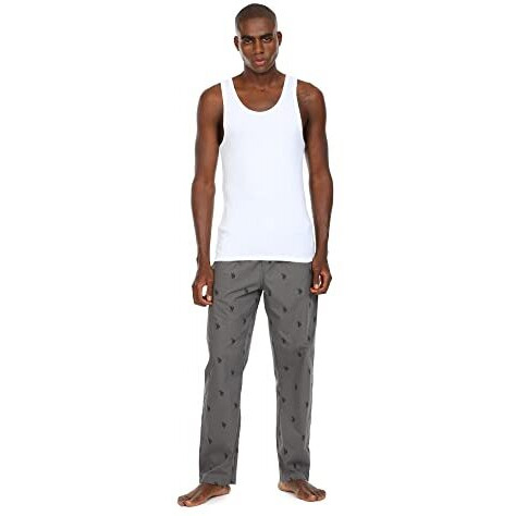 U.S. Polo Assn. Men Comfort Fit Cotton I024 Regular Fit Vest-Pack Of 2 (White Large)