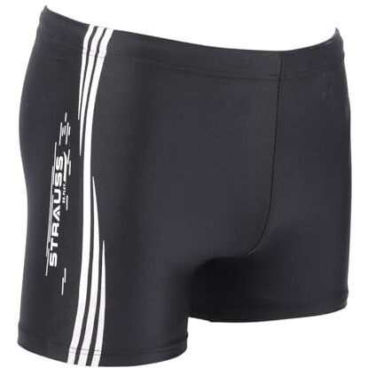 Strauss Swimming Shorts | Swimming Trunks For Men & Boys | Easily Adjustable, Breathable & Quick Drying Shorts | Size Xl, Black