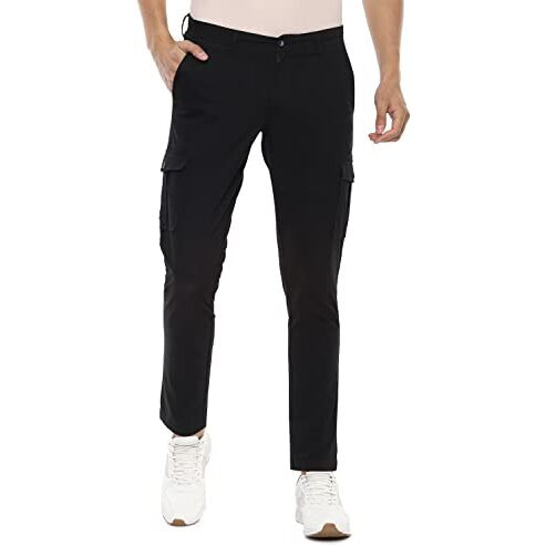 Louis Philippe Men's Tapered Pants (Lrtfcctpx09654_Grey