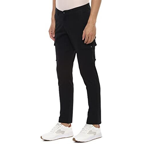 Louis Philippe Men's Tapered Pants (Lrtfcctpx09654_Grey