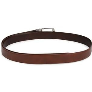 Louis Philippe Men Brown Solid Leather Formal Belt
