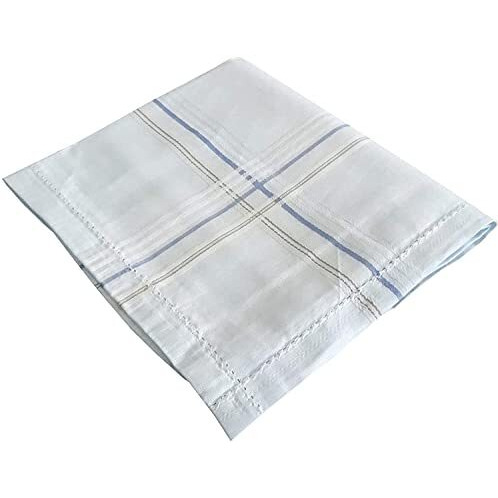Kuber Industries Cotton Premium Collection Handkerchiefs For Men (Light Colour) - Set Of 6