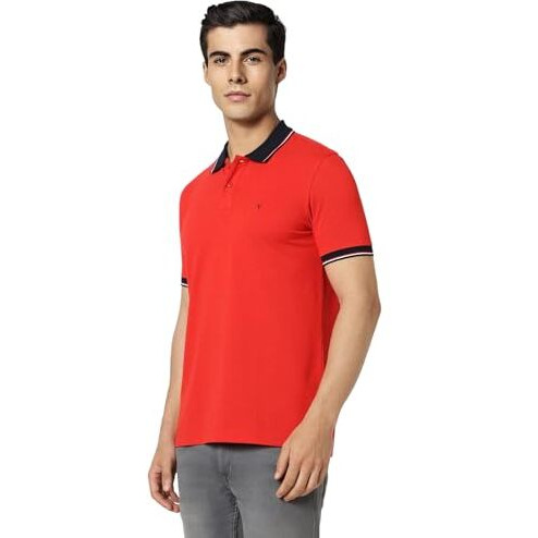Van Heusen Men's Solid Regular Fit Shirt (Vskpurgbe36687_Multicolor L)