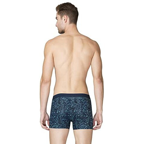 Van Heusen Men Breathable Air Series Active Trunks - Polyamide Elastane - Swift Dry, 4-Way Stretch_40048_Blue Apm02_M