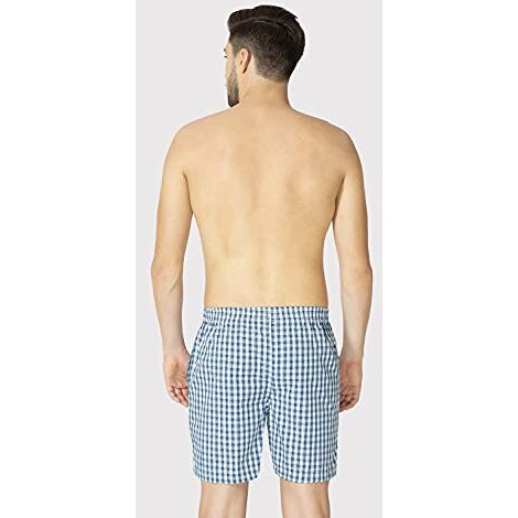 Van Heusen Men's Checkered Boxers (Color & Print May Vary) (Pack Of 2) (10111_Assorted_Xl)