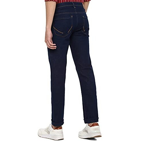 Allen Solly Men's Skinny Jeans (Aldnvskf586561_Dark Blue_30)