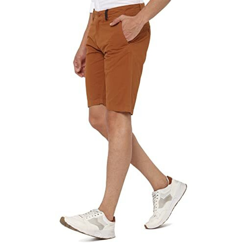 Allen Solly Men's Chino Shorts (Alsrvtlf806032_Rust_34)