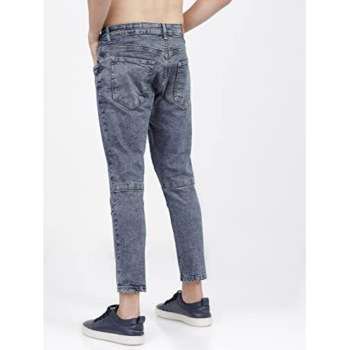 Ketch Men's Tapered Mid Rise Jeans (Khjn000071_Blue_32)