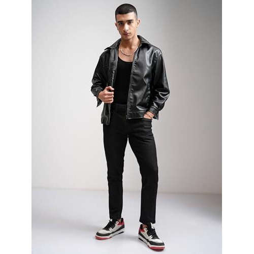 Highlander Men's Tapered Jeans (Hljn001629_Black
