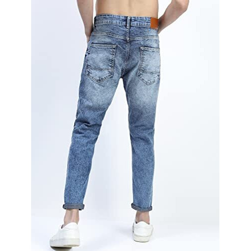 Ketch Men's Tapered Jeans (Khjn000213_Blue_34)