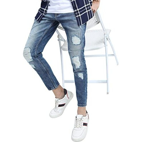 Ketch Men's Tapered Jeans (Khjn000279_Blue_32)