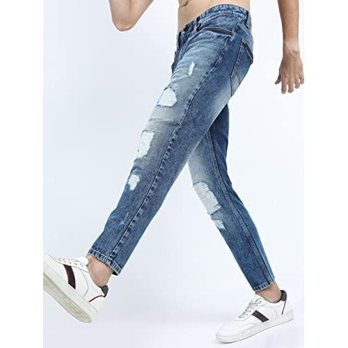 Ketch Men's Tapered Jeans (Khjn000279_Blue_32)