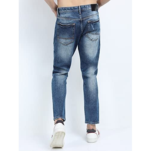 Ketch Men's Tapered Jeans (Khjn000279_Blue_32)