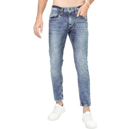 Ketch Men's Slim Mid Rise Jeans (Khjn000314_Blue_32)