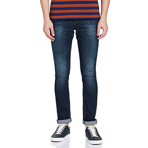Lee Men's Skinny Jeans (Lmjn000084_30_Crosshatch Indigo