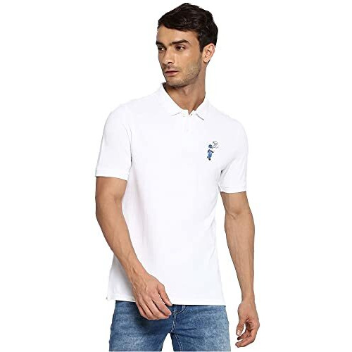 Lee Men's Graphic Print Slim Fit T-Shirt (8905409228074_White M)