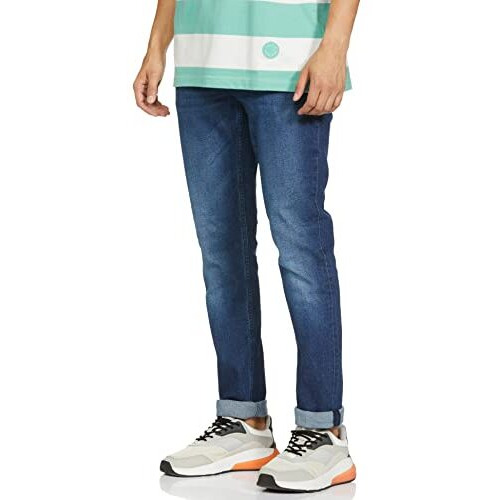 Lee Men's Slim Jeans (Lmjnsm3795_Dark Indigo_30)
