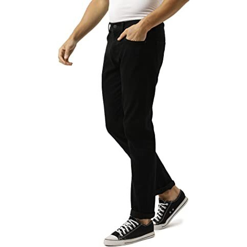 Lee Men's Slim Jeans (Lmjn003651_Black_36)