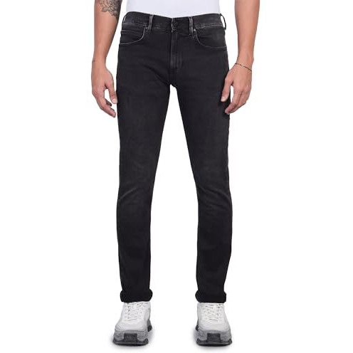 Lee Men's Fitted Jeans (Lmjn004762_Black Beuty_38)