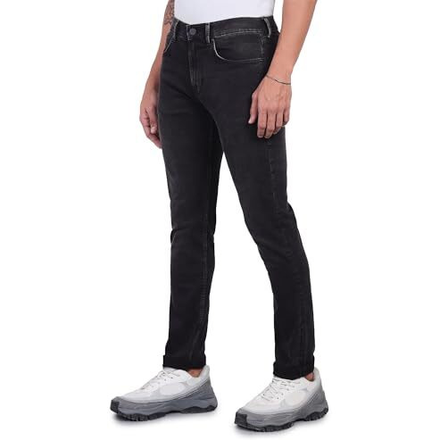 Lee Men's Fitted Jeans (Lmjn004762_Black Beuty_38)