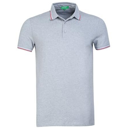 United Colors Of Benetton Polo T Shirt | Collar Tshirts | T-Shirt For Men | Half Sleeves Plain T Shirt | T-Shirt |Tshirt For Men Stylish | Men's Tshirt | Solid Polo T-Shirt With Colored Collar Tipping