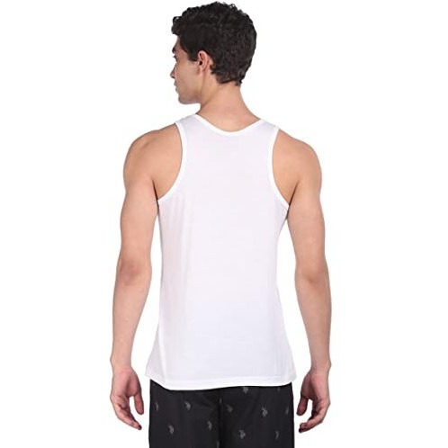 U.S. Polo Assn. Men's Vest (I661-001-P1_White_Medium_White_M)