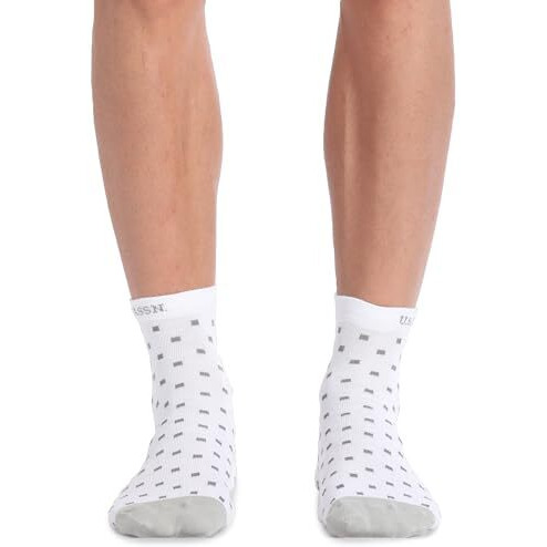 Us Polo Association Men's Cotton Ankle Socks (Pack Of 3) (I646-001-P3-Fs_White_Free Size)