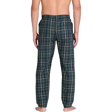 U.S. Polo Assn. Men's Regular Track Pants (I659-Gn0-Ch_Green Big Check_Large)