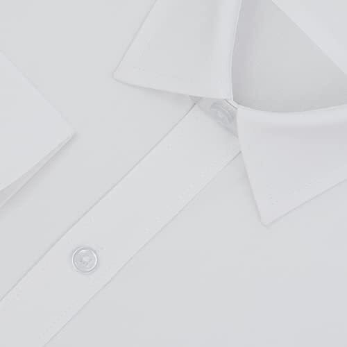 Ghpc By Arihant Men's 100% Cotton Plain Solid Full Sleeves Regular Fit Formal Shirt (White, Fsf400101_46)