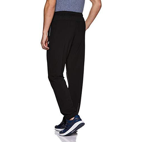 Van Heusen Performance Men Regular Fit Trackpants - Polyester Spandex - Swift Dry, 4 Way Stretch, Lightweight_51042_Black_L