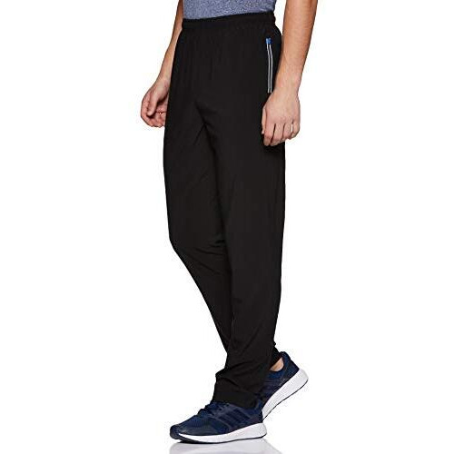 Van Heusen Performance Men Regular Fit Trackpants - Polyester Spandex - Swift Dry, 4 Way Stretch, Lightweight_51042_Black_L