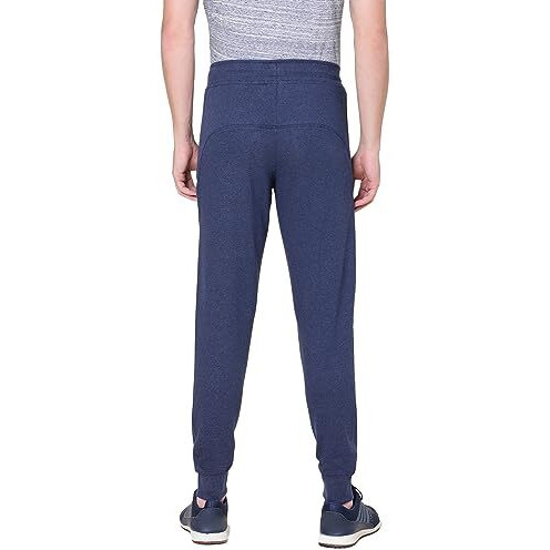 Van Heusen Athleisure Men's Track Pants(50044_Blue Melange_Small_Blue_Small)