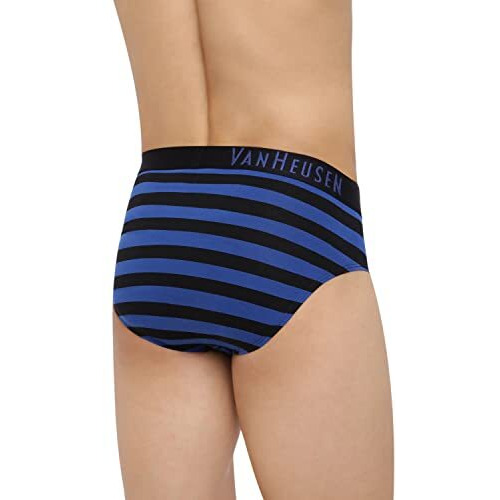 Van Heusen Men Colour Fresh Briefs - Striped_10015_Cys-10_L