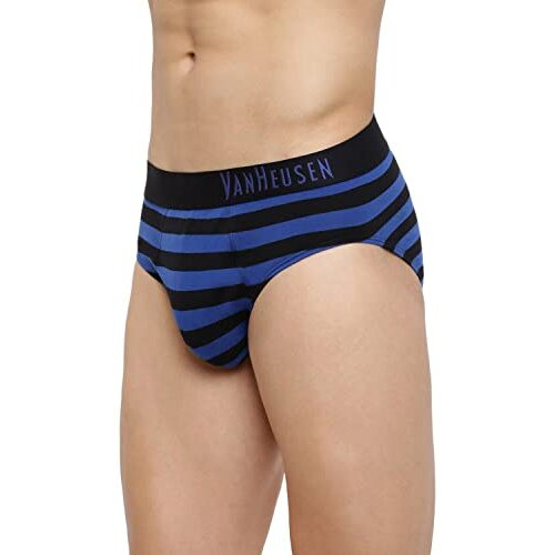 Van Heusen Men Colour Fresh Briefs - Striped_10015_Cys-10_L