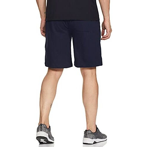 Van Heusen Athleisure Men's Shorts (70014_Blue Melange_Xl_Blue Melange_X-Large)